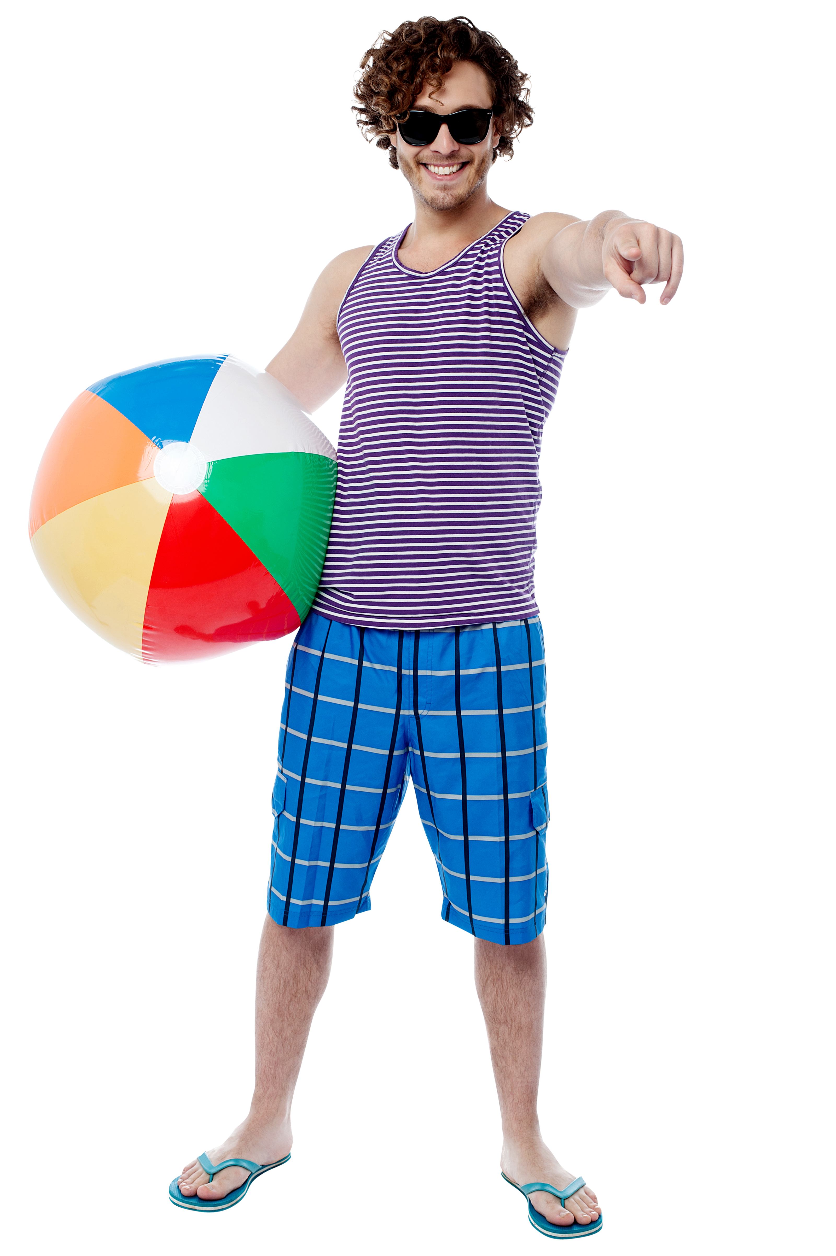 Men With Beach Ball Royalty Free Png Image - Beach Boy, Transparent background PNG HD thumbnail