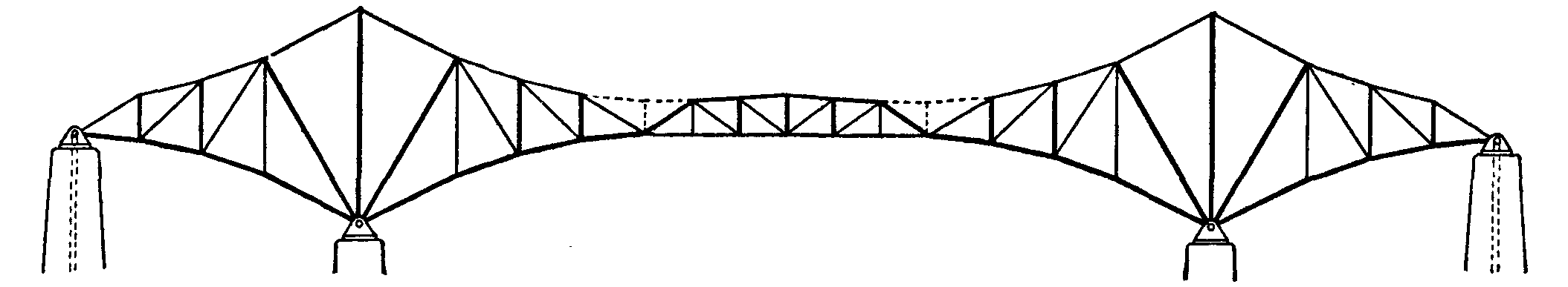 Typical Cantilever Bridge. - Beam Bridge, Transparent background PNG HD thumbnail