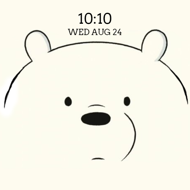 Ice Bear - Bear Face, Transparent background PNG HD thumbnail