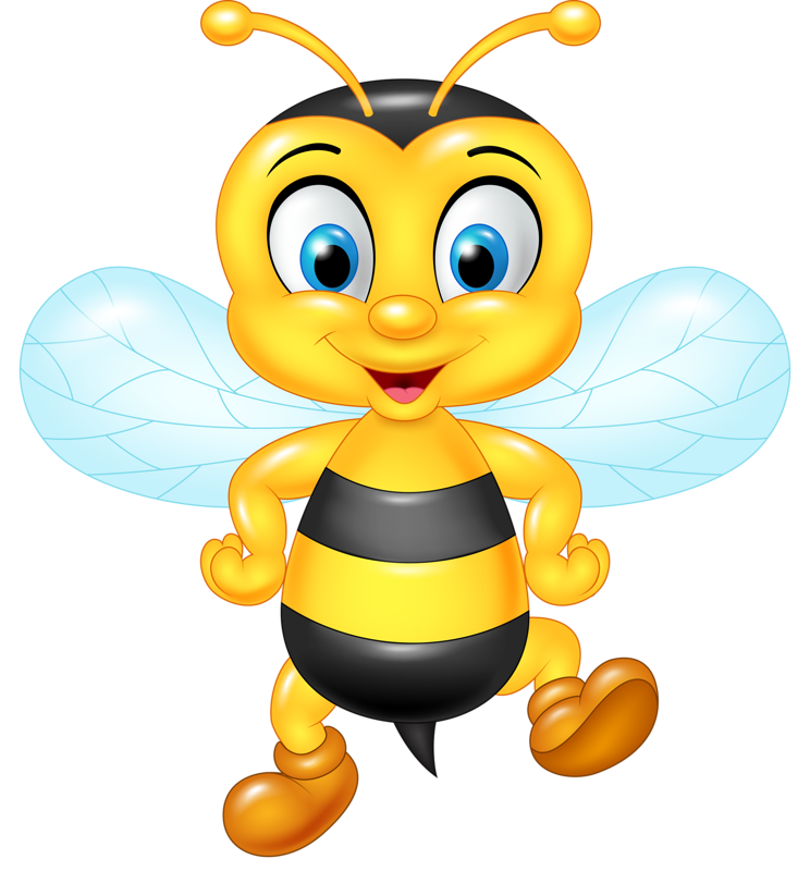 Фото, Автор Soloveika На Яндекс.фотках. Cartoon Beecute Hdpng.com  - Bee Cute, Transparent background PNG HD thumbnail