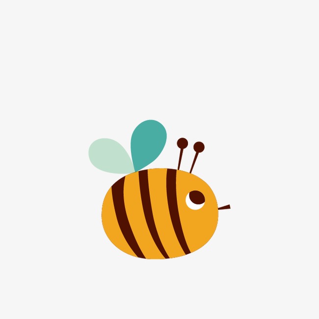 Bee, Cartoon Bee, Vector Bee Png And Vector - Bee, Transparent background PNG HD thumbnail