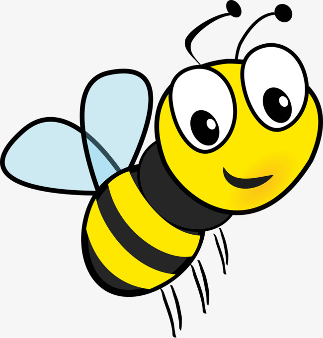 Flying Cartoon Bee, Flight, Cartoon, Bee Png Image And Clipart - Bee, Transparent background PNG HD thumbnail