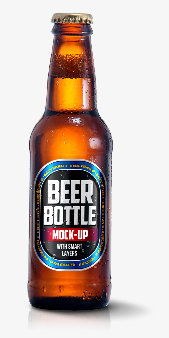 A Beer Bottle, Beer Bottle, Brown, Foam Free Png And Psd - Beer Bottle, Transparent background PNG HD thumbnail