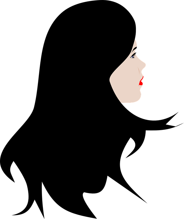 Beauty Brunette Face Girl Head Woman Back Behind - Behind Girl, Transparent background PNG HD thumbnail