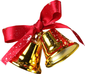 Two Christmas Bell Png - Bell, Transparent background PNG HD thumbnail