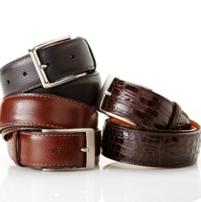 Cowhide Leather Belt with Han