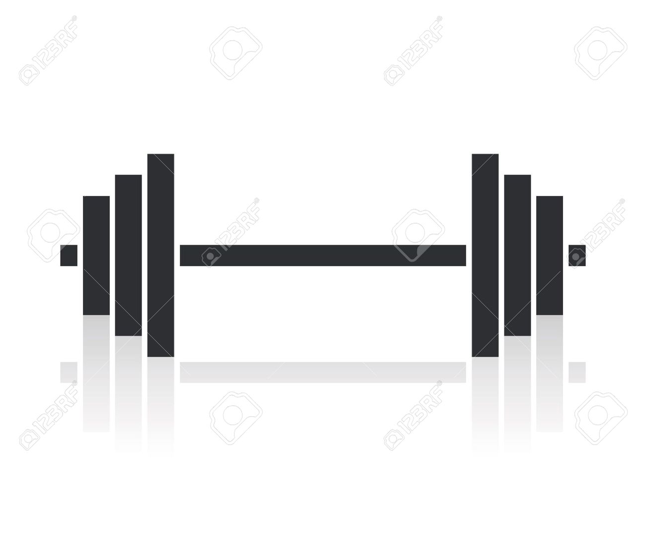 Barbell From Clipart #1 - Bent Barbell, Transparent background PNG HD thumbnail