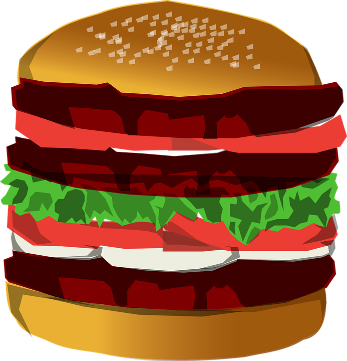 Burger Hamburger Food Sandwich Meat Cheeseburger - Berger Food, Transparent background PNG HD thumbnail