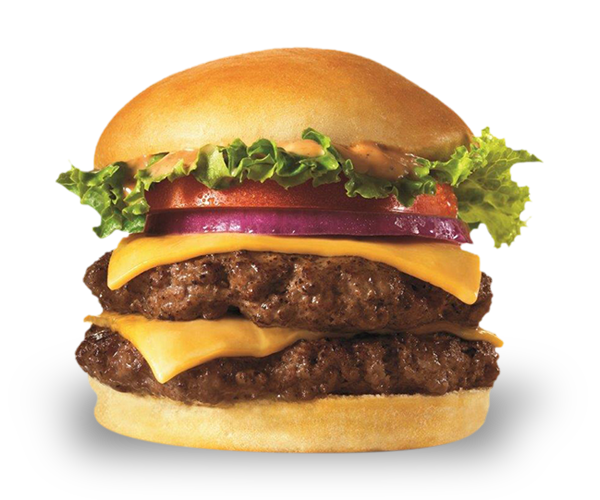 Each Lip Smackingly Delicious Burger Is Crafted With 100% Angus Beef And Farm Fresh Ingredients. Our Buns Are Baked Fresh Every Day. - Berger Food, Transparent background PNG HD thumbnail