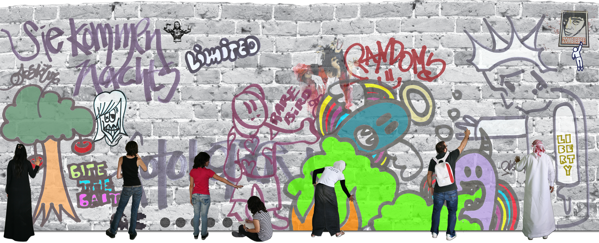 Berlin Wall. By Obskuritee Berlin Wall. By Obskuritee - Berlin Wall, Transparent background PNG HD thumbnail