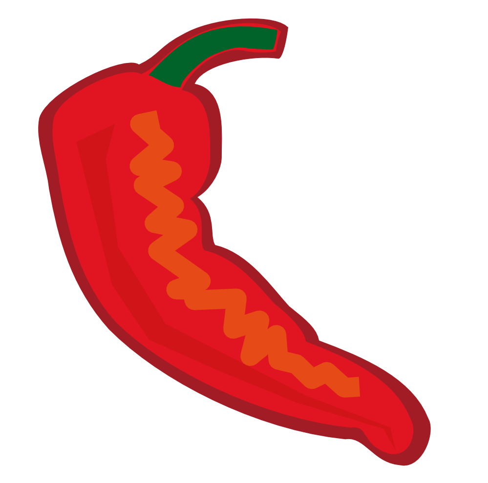 Chili Pepper Cartoon Clipart - Best Chili, Transparent background PNG HD thumbnail