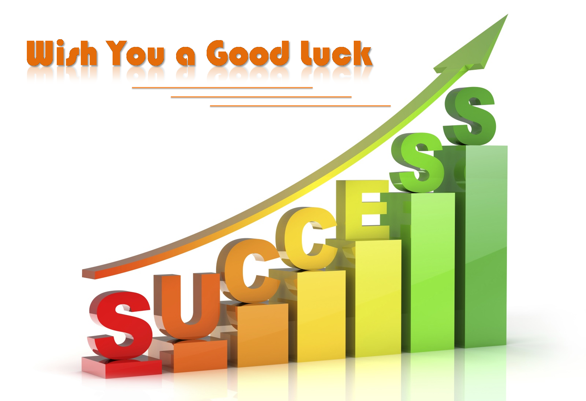 A12 Wish You A Good Luck. - Best Of Luck, Transparent background PNG HD thumbnail