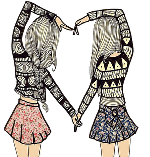 Friends, Heart, And Bff Image - Bff, Transparent background PNG HD thumbnail