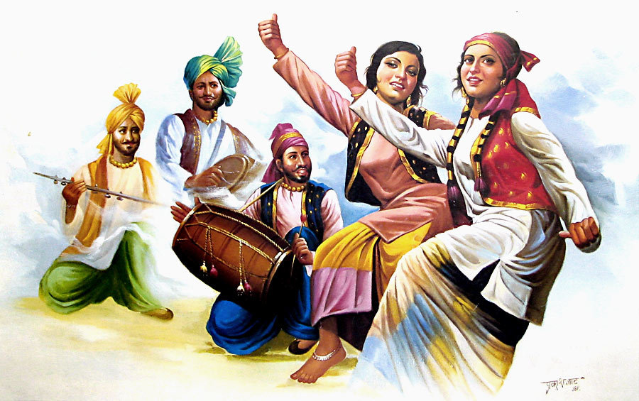 illustration of Sikh Punjabi 