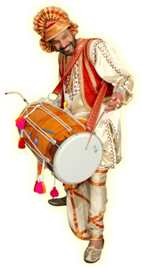 Bhangra Dhol Png - Traditional Desi Dhol 183, Transparent background PNG HD thumbnail