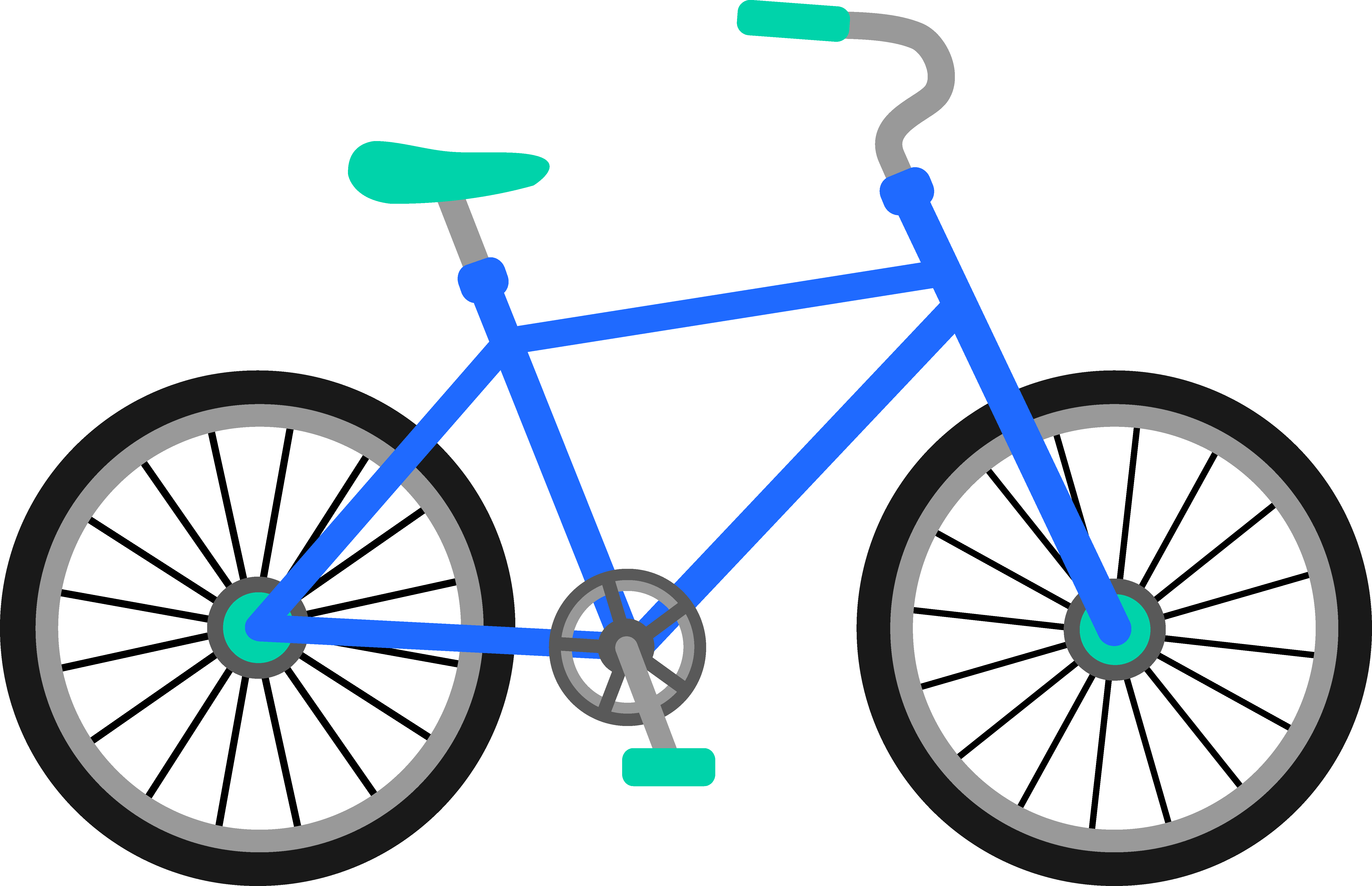 Hd Bike Clipart Free Download - Bicycle, Transparent background PNG HD thumbnail
