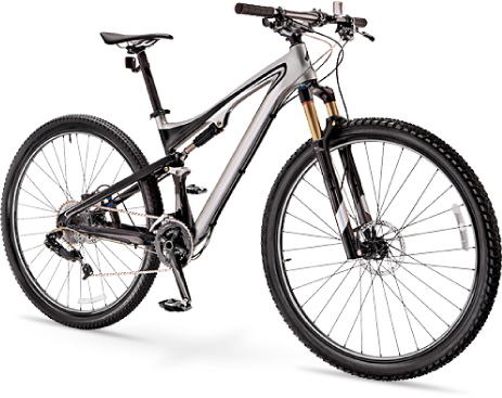 Black Bicycle Png Transparent Image - Bicycle, Transparent background PNG HD thumbnail