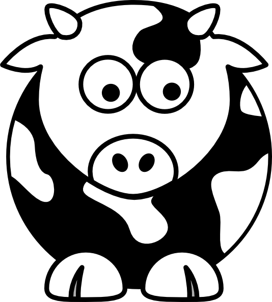 Png: Small · Medium · Large   Png Cow Black And White - Big And Small Black And White, Transparent background PNG HD thumbnail