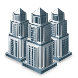 Buildings, Businesses, City, Companies Icon - Big Building, Transparent background PNG HD thumbnail