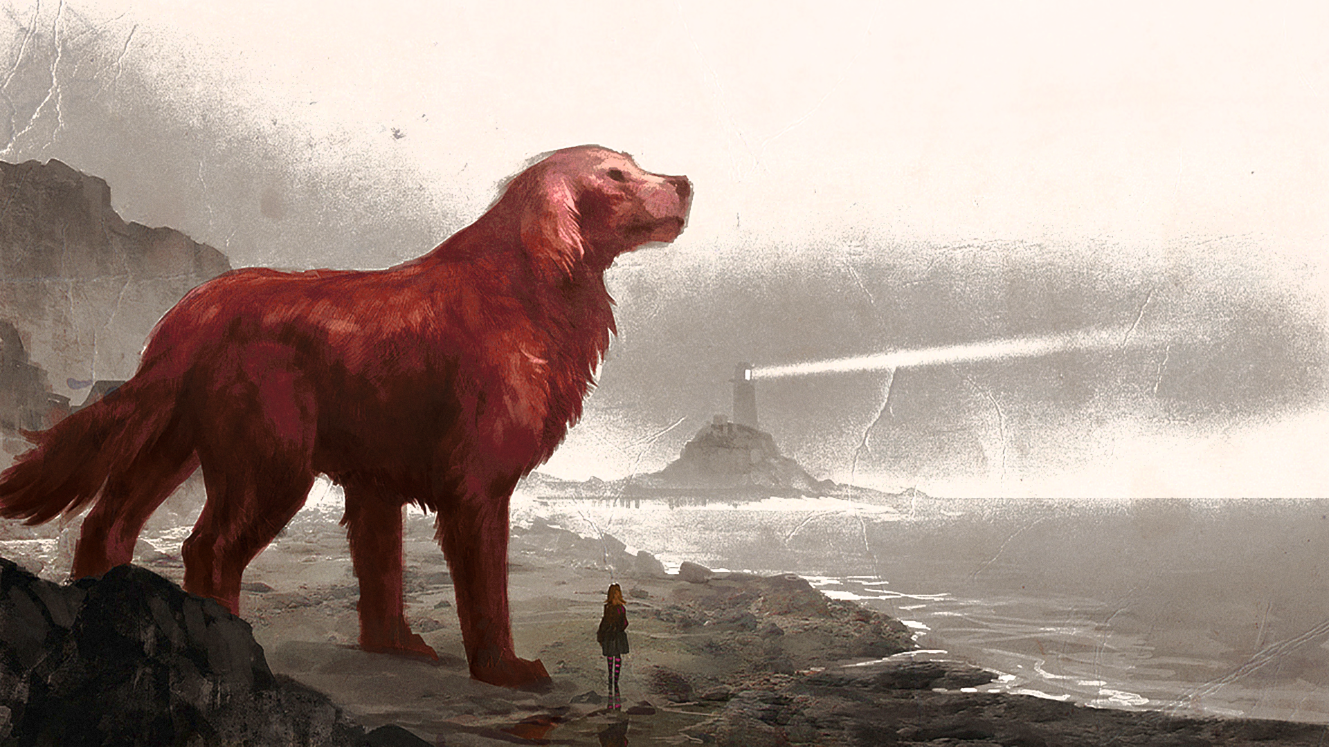 Fantasy   Animal Wallpaper - Big Dog, Transparent background PNG HD thumbnail