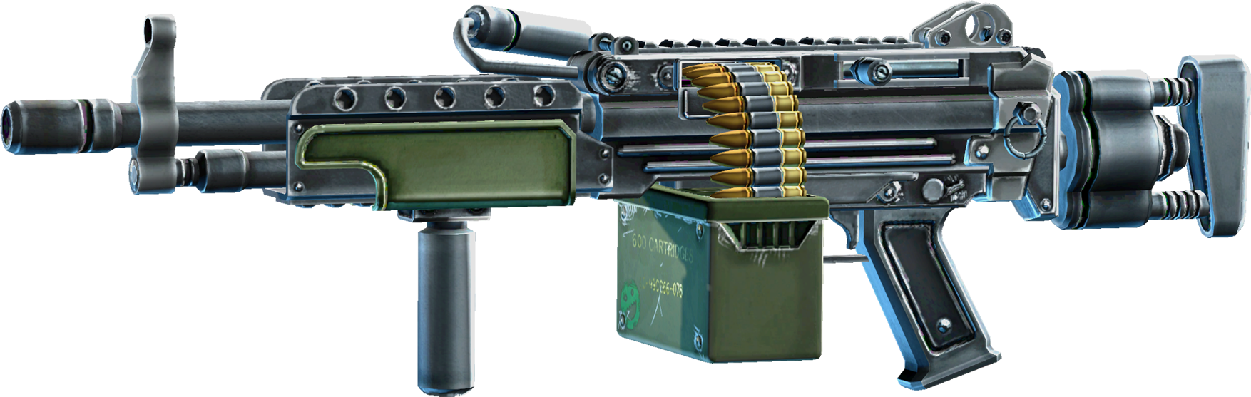 Sriv Rifles   Automatic Rifle   Mercenary Lmg   Default.png - Big Guns, Transparent background PNG HD thumbnail