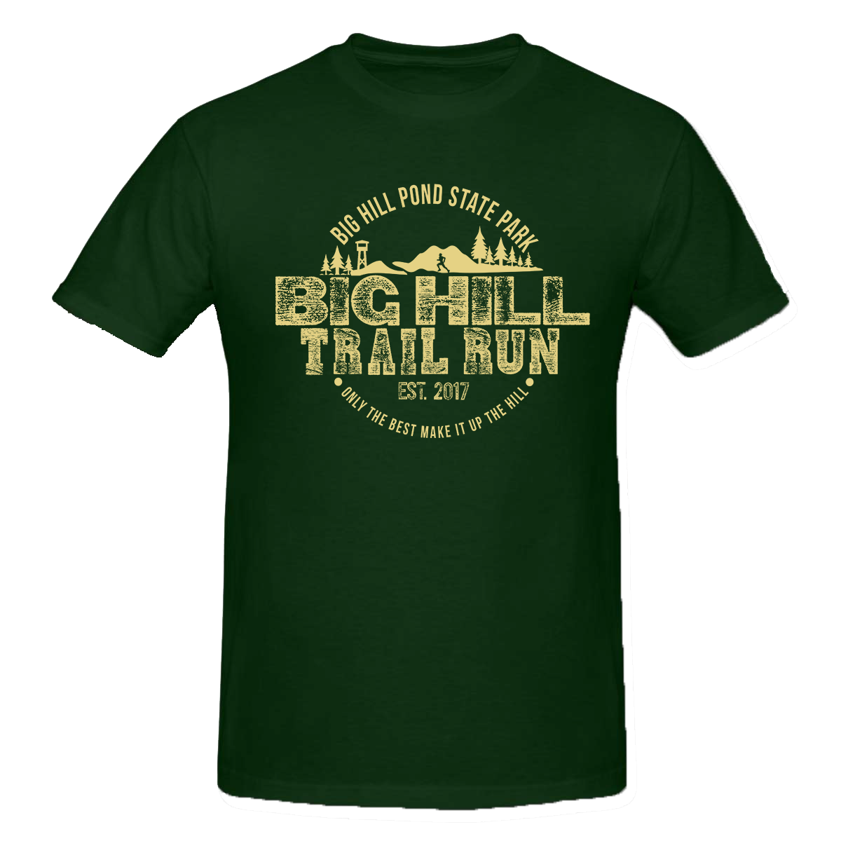 Big Hill Trail Run T Shirt 2018 - Big Hill, Transparent background PNG HD thumbnail