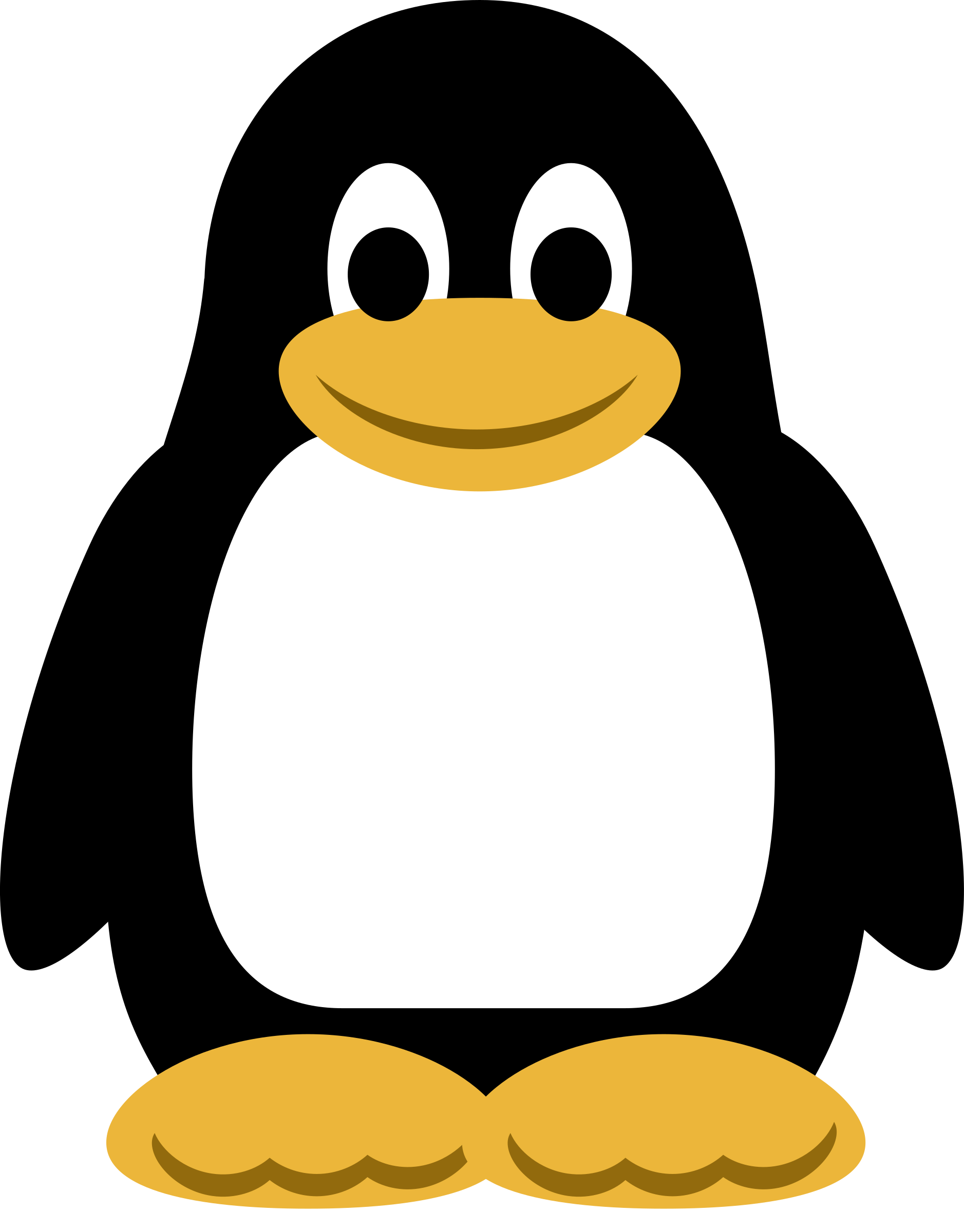 Big Image (Png) - Penguin, Transparent background PNG HD thumbnail
