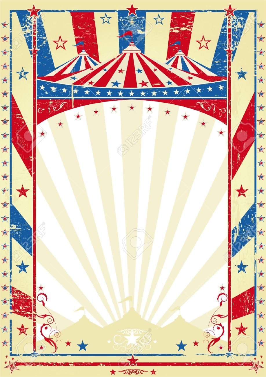 Old Tricolor Poster Big Top Stock Vector   12425890 - Big Top, Transparent background PNG HD thumbnail