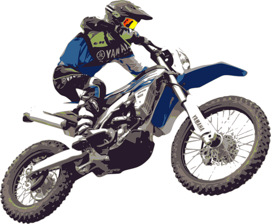 Motocross Motorcycle Bike Motorbike Sport Race - Bike Race, Transparent background PNG HD thumbnail