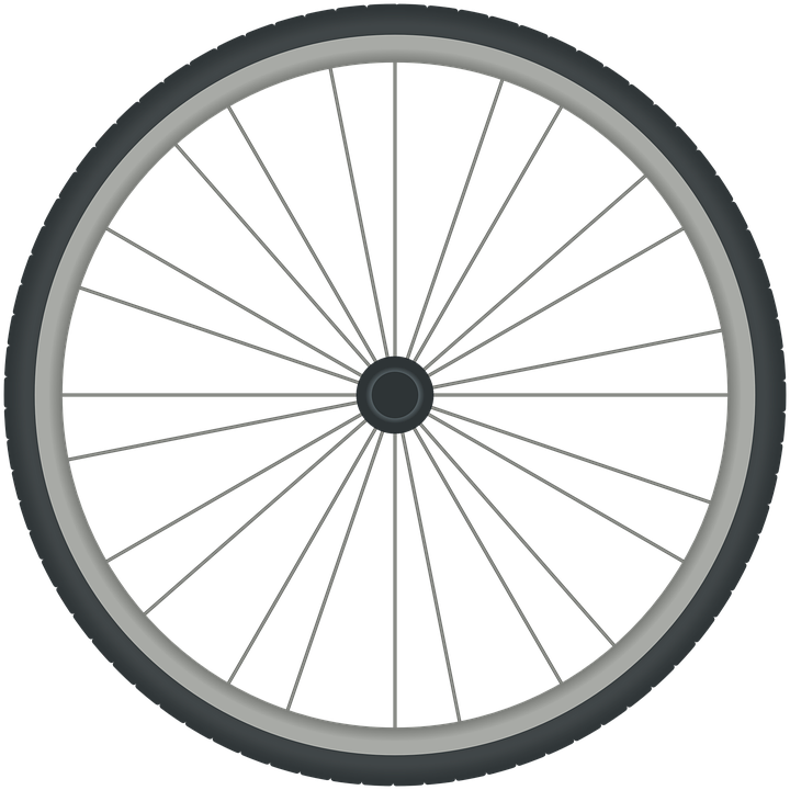 Bike Tire Png - Bicycle Wheel Bike Cycle Tyre Rim Spokes, Transparent background PNG HD thumbnail