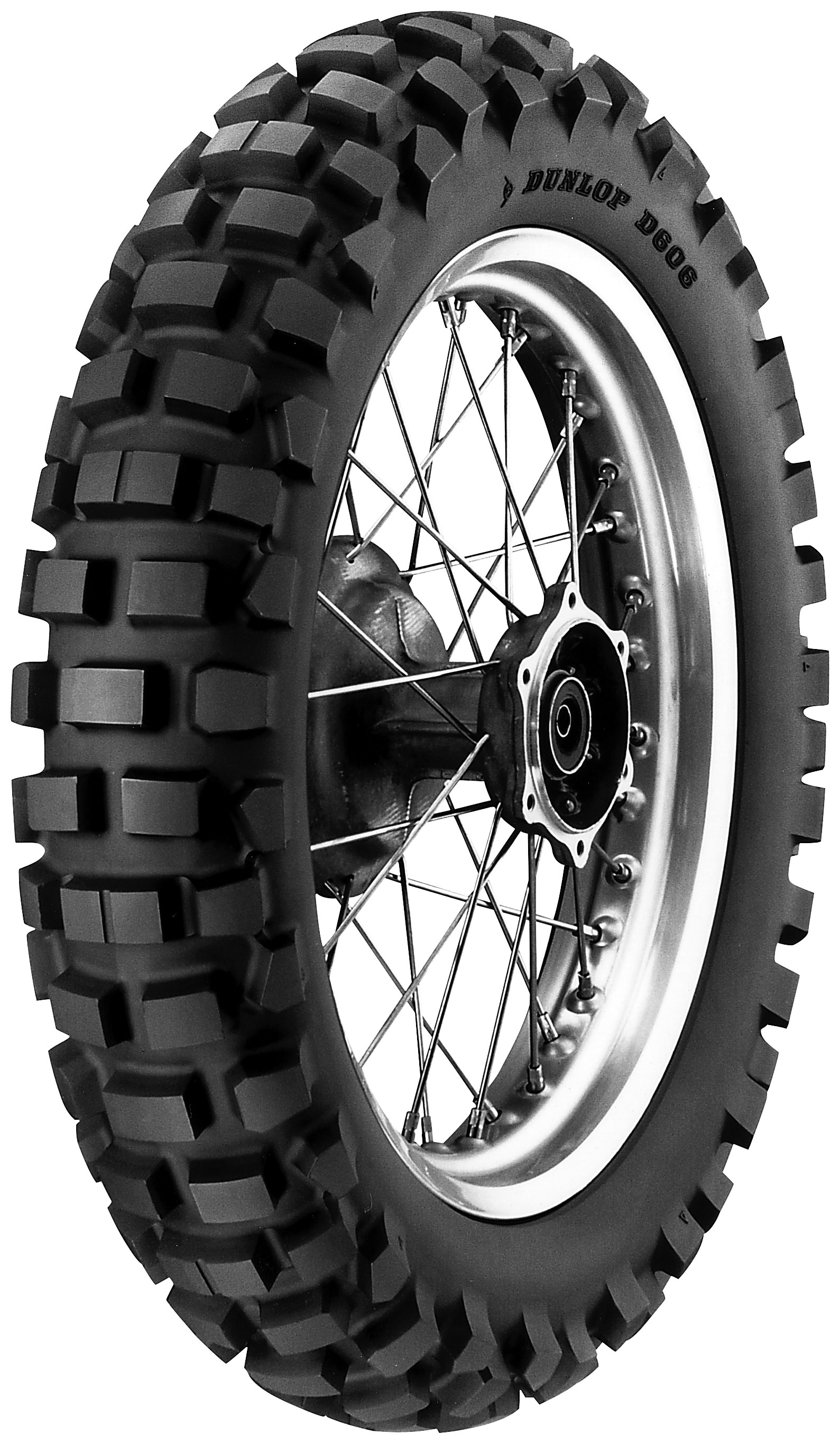 Dunlop® D606 Dual Purpose Rear Tire - Bike Tire, Transparent background PNG HD thumbnail