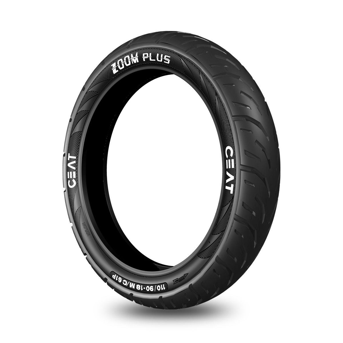 Ceat Zoom Plus - Bike Tyre, Transparent background PNG HD thumbnail