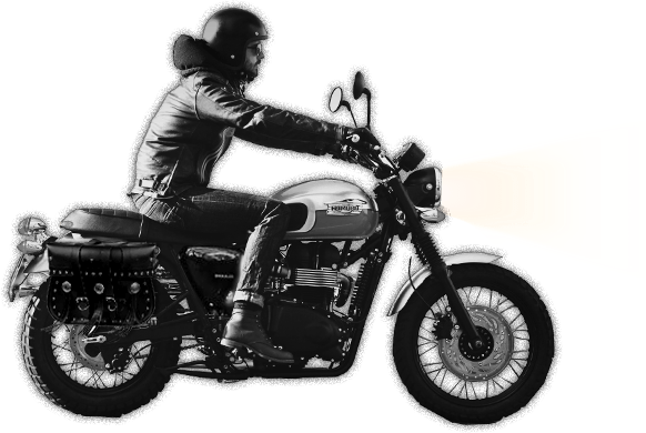 Motorcycle Rider - Bikers, Transparent background PNG HD thumbnail
