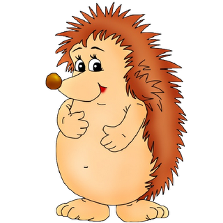Hedgehog Clipart Free | Funny Hedgehogs   Hedgehog Cartoon Clip Art - Bilder Igel, Transparent background PNG HD thumbnail
