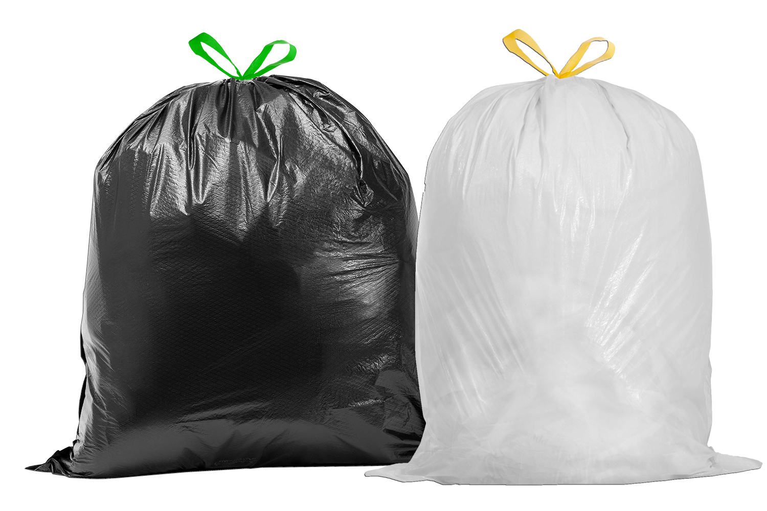 black garbage bags, Black, Ca