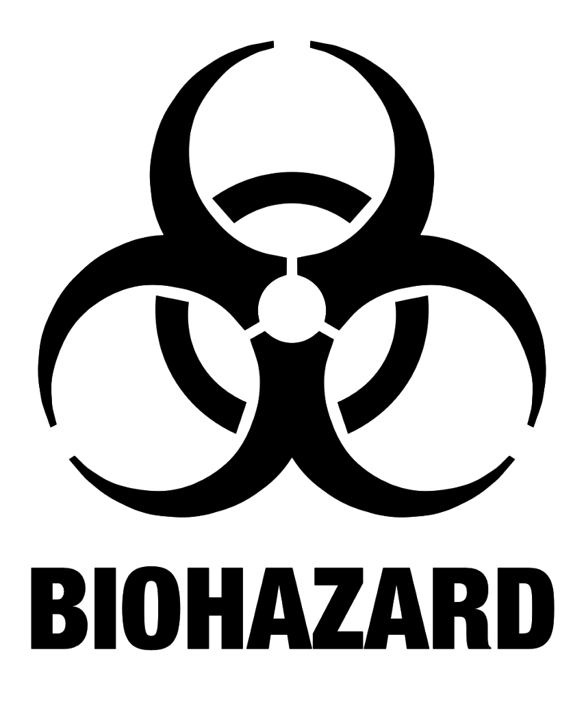 Biohazard Level 4 By Simon Strandgaard - Biohazard Symbol, Transparent background PNG HD thumbnail