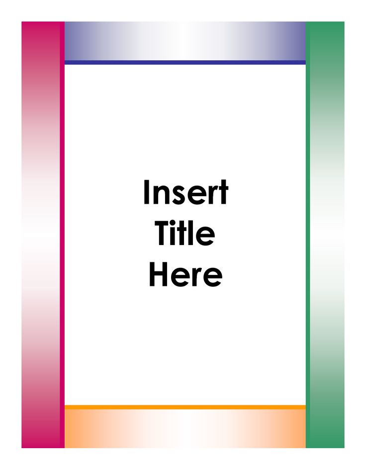 Free Essay Title Page Templates For Microsoft Word   Google Search - Biology Cover Page, Transparent background PNG HD thumbnail