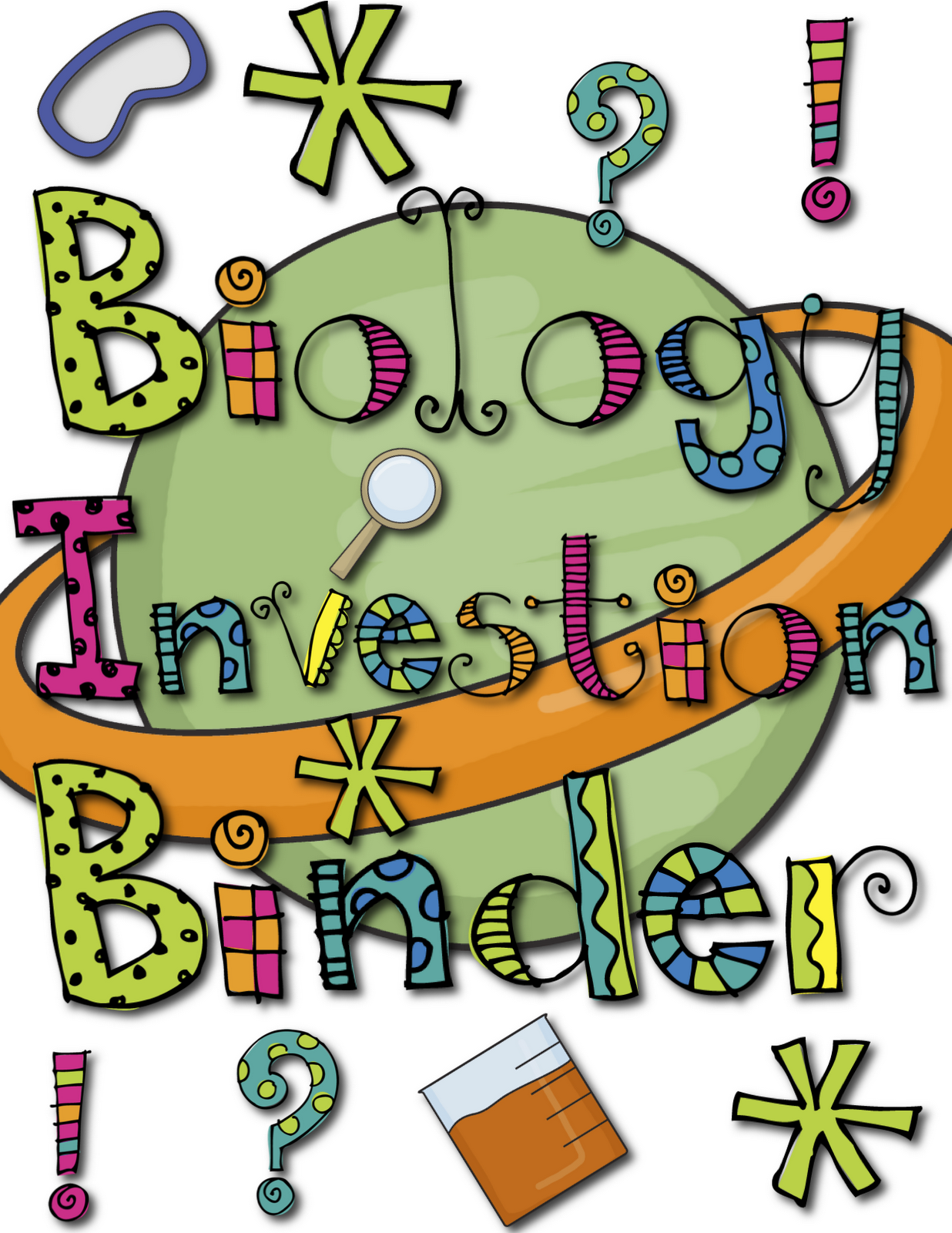 Biology Cover Page Png - Science Binder Cover Chemistry Clipart, Transparent background PNG HD thumbnail