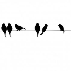 Birds On A Wire Free Svg - Birds On A Wire, Transparent background PNG HD thumbnail