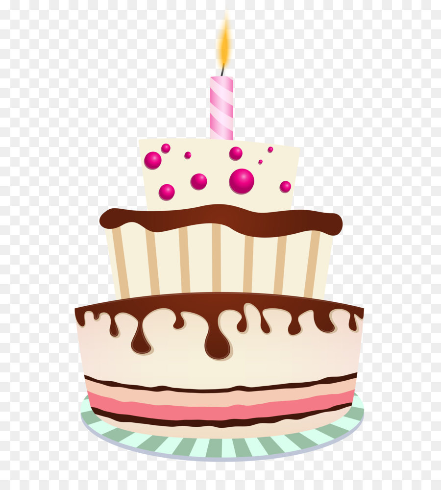 Birthday Cake Chocolate Cake Clip Art   Birthday Cake With One Candle Png Clipart Image - Birthday Cake Jpg, Transparent background PNG HD thumbnail