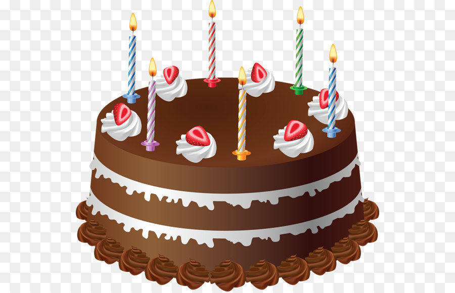 birthday cake vector image, L
