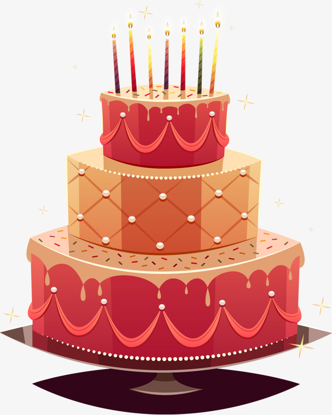 PNG birthday cake Vector mate