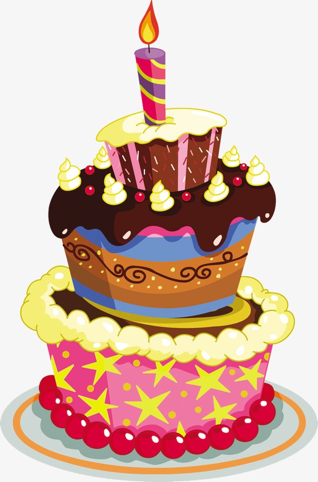 Happy Birthday, Cake, Candle Png And Psd - Birthday Cake Jpg, Transparent background PNG HD thumbnail