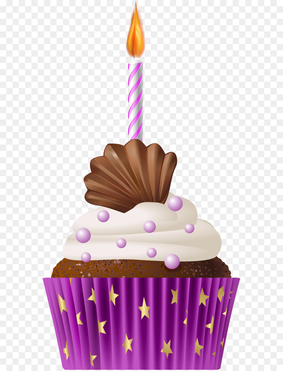 Muffin Cupcake Birthday Cake Clip Art   Birthday Muffin Pink With Candle Png Clip Art - Birthday Cake Jpg, Transparent background PNG HD thumbnail