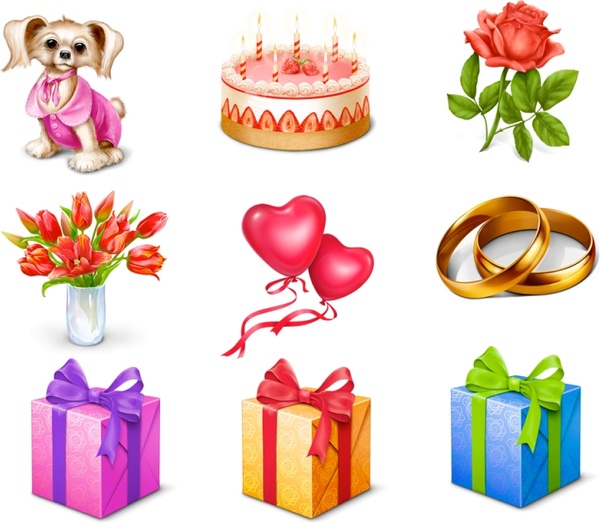 Free Gift Icons Icons Pack - Birthday Cake, Transparent background PNG HD thumbnail