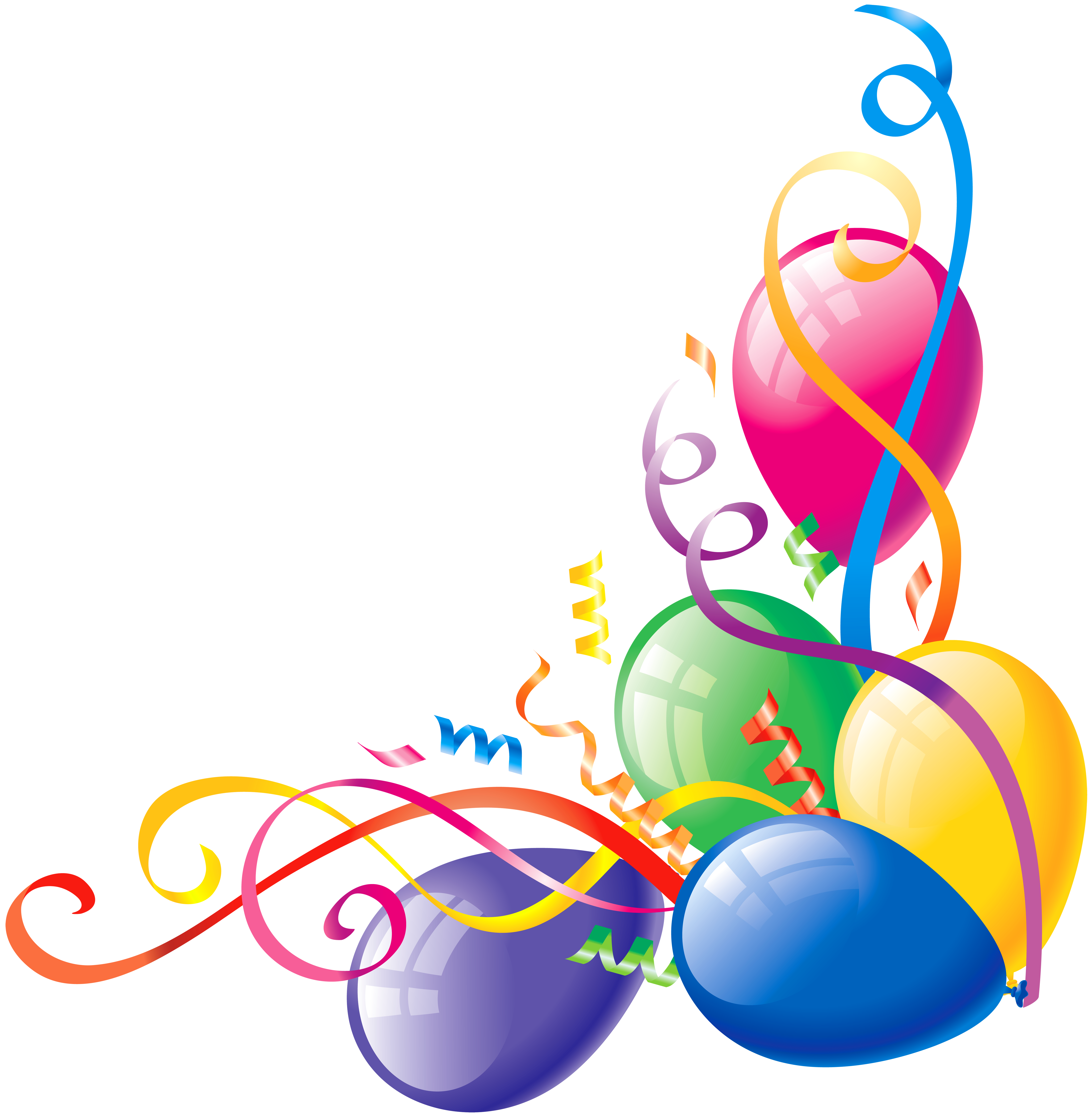 Birthday Balloon Png   Clipart Library - Birthday Clipart, Transparent background PNG HD thumbnail