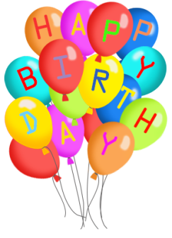 . Hdpng.com Birthday Greeting With Balloons - Birthday Clipart, Transparent background PNG HD thumbnail