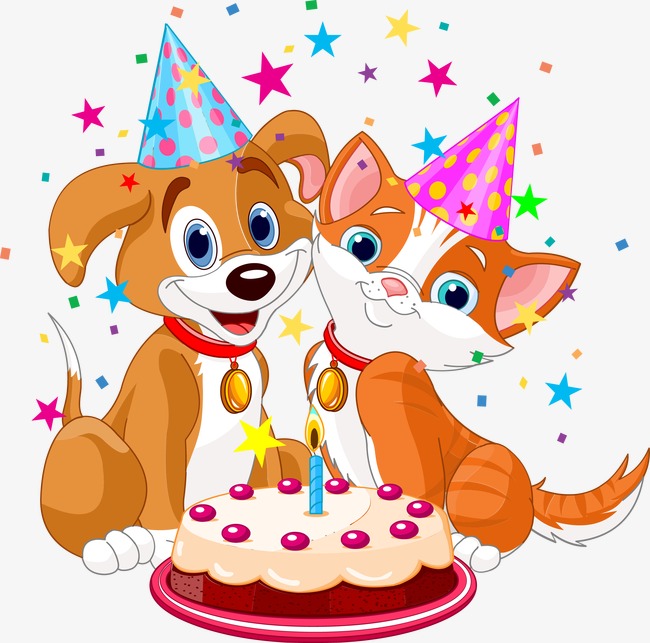 Birthday Celebration, Celebrate, Birthday, Dog Free Png And Vector - Birthday Dog, Transparent background PNG HD thumbnail