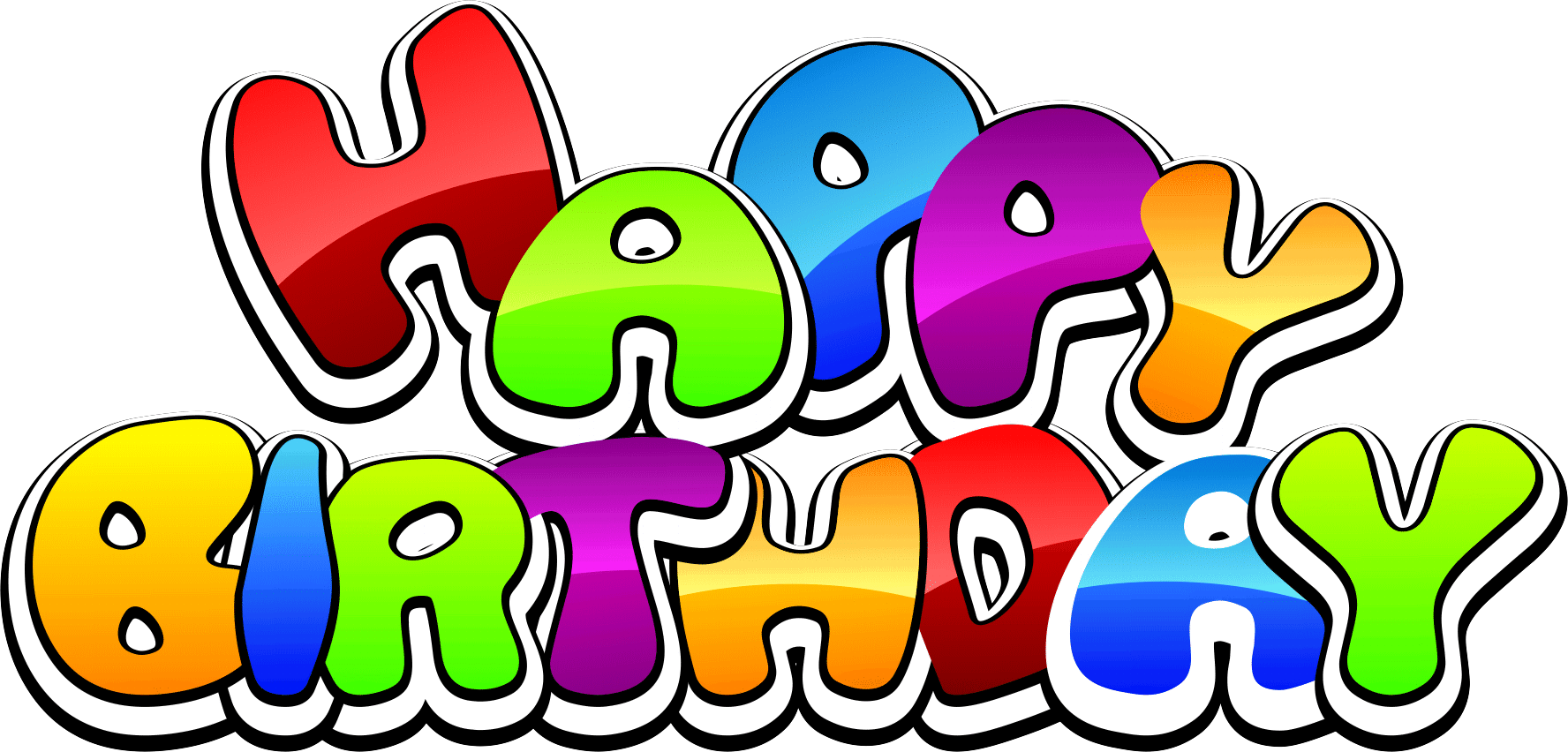 Happy Birthday Png Text   Clipart Library - Birthday, Transparent background PNG HD thumbnail