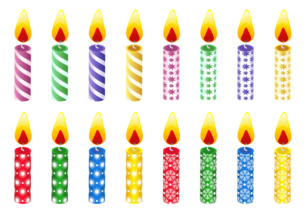 Birthday Candles Png Hd - Birthday Animated, Transparent background PNG HD thumbnail